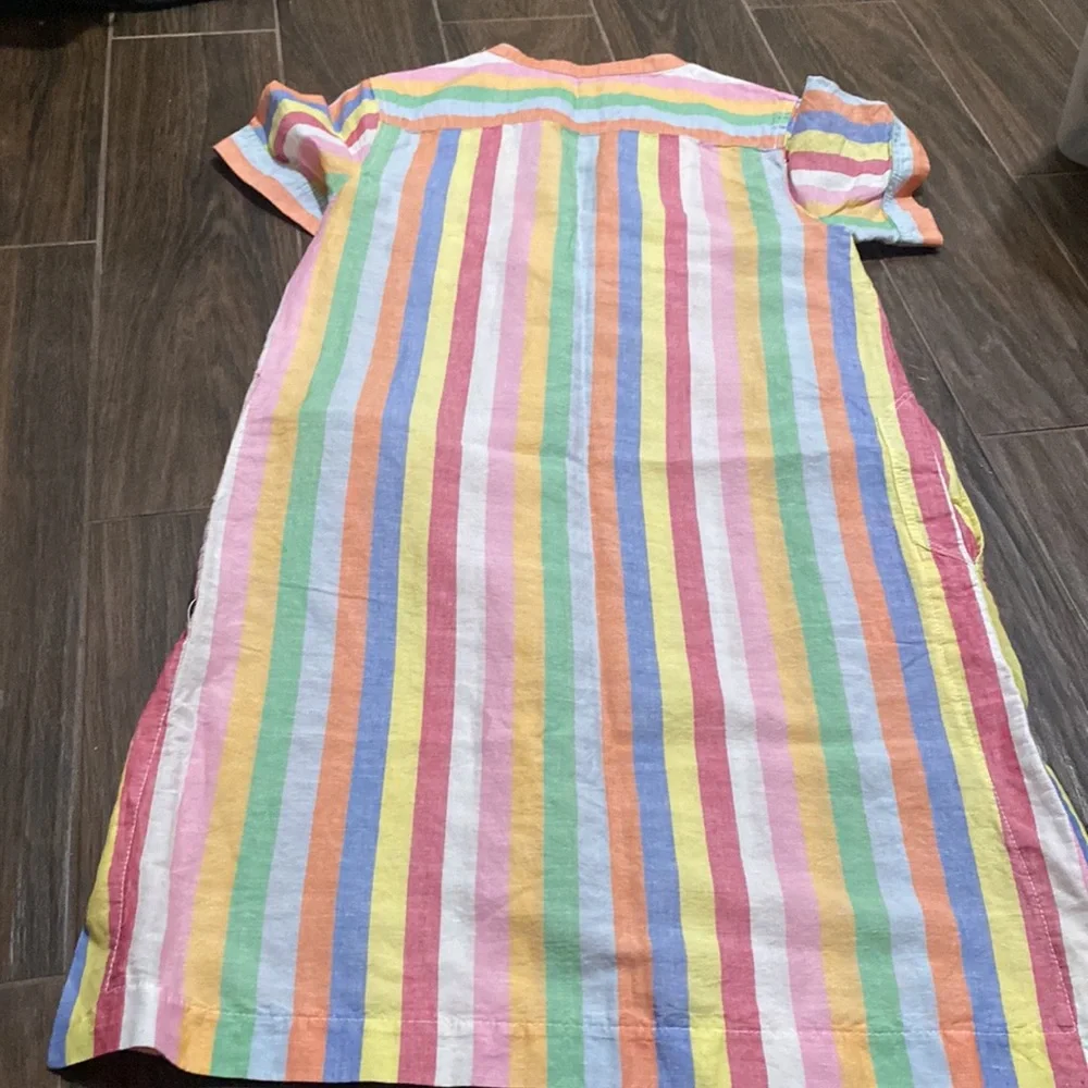 JCrew striped colorful dress